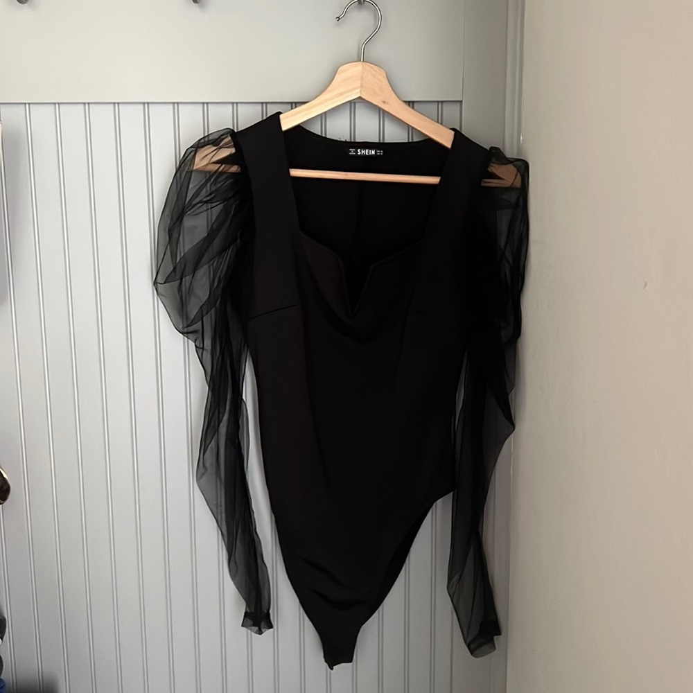 Black Bodysuit - XS
